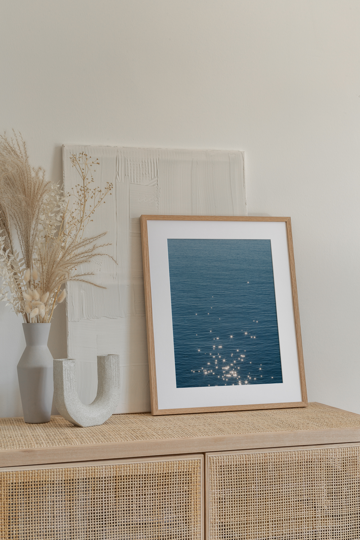 Wandbild "DANCING OCEAN DIAMONDS"