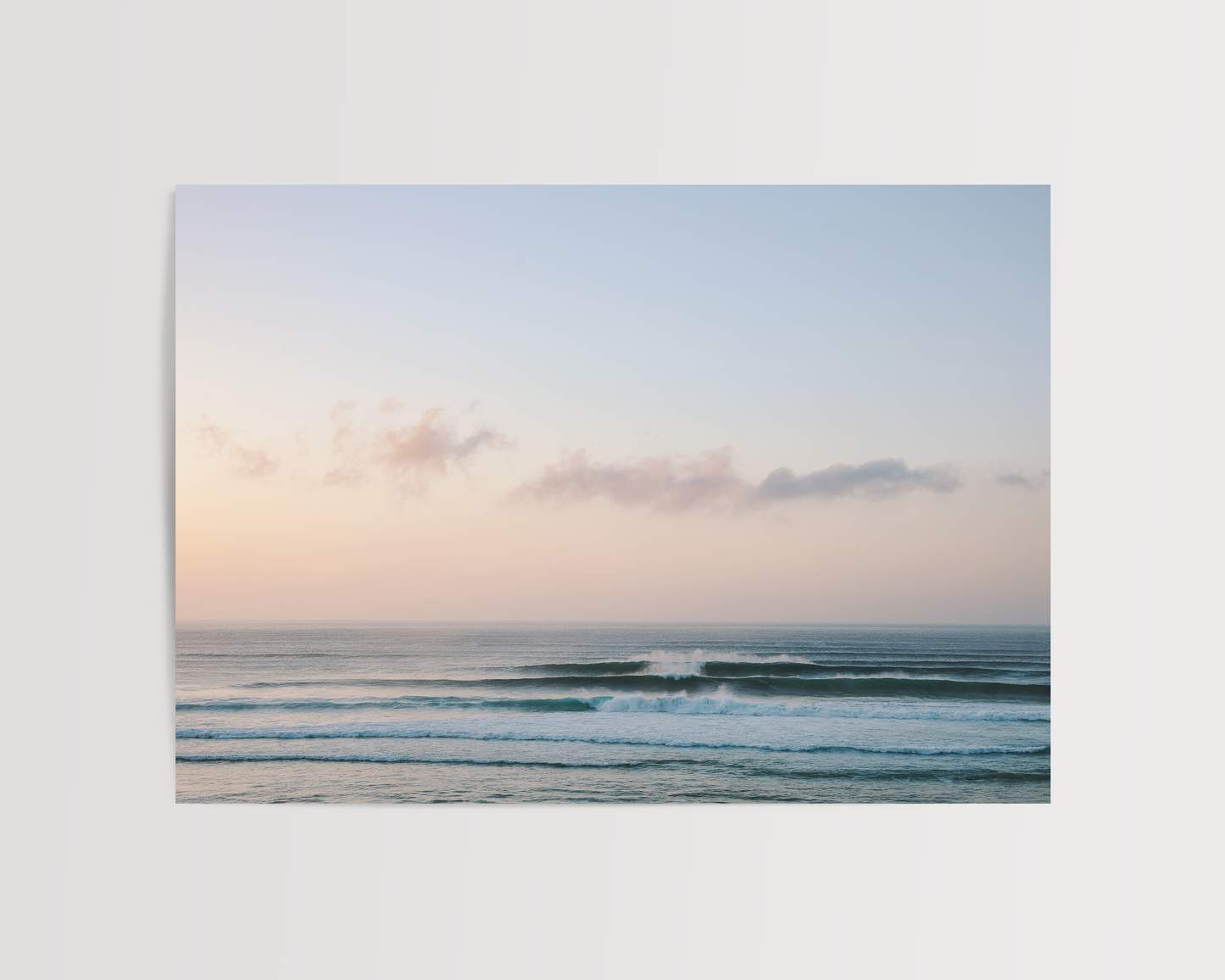 Wandbild "SOFT HORIZON LINES"