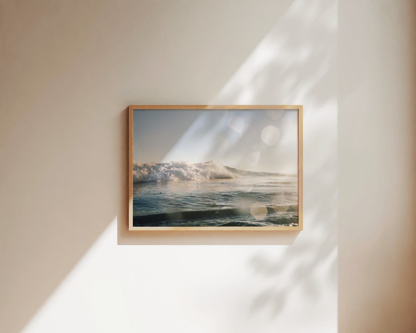 Wandbild "SUNLIT WAVE"