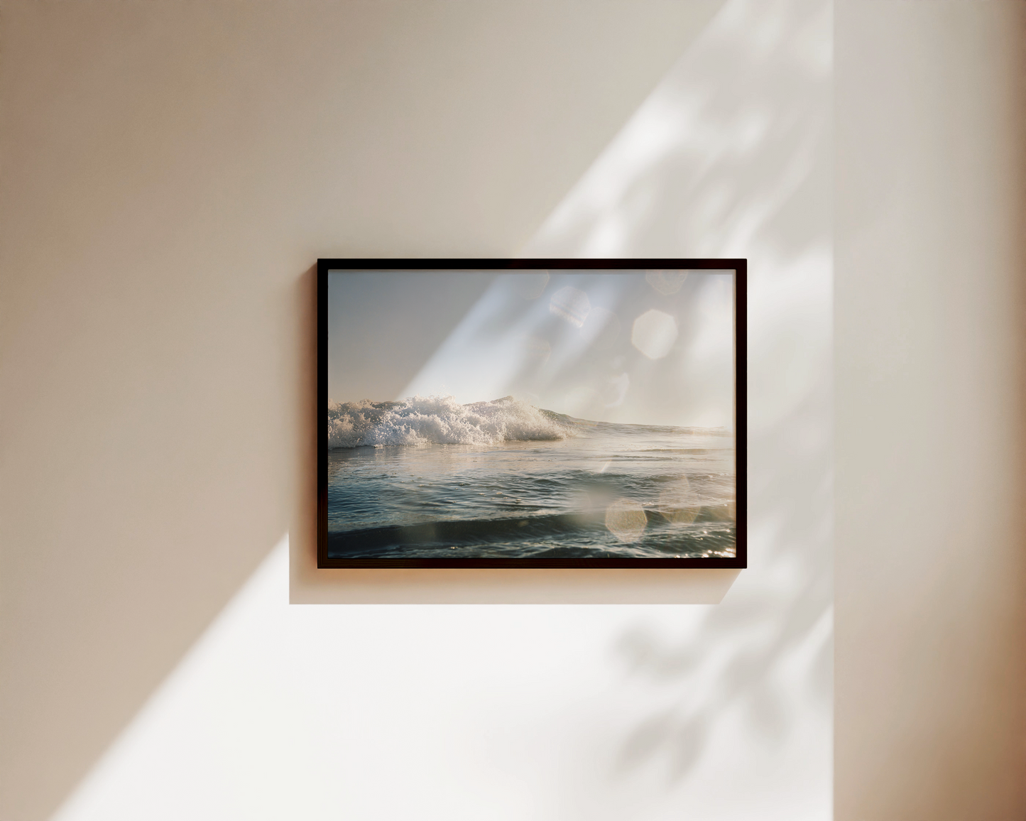 Wandbild "SUNLIT WAVE"