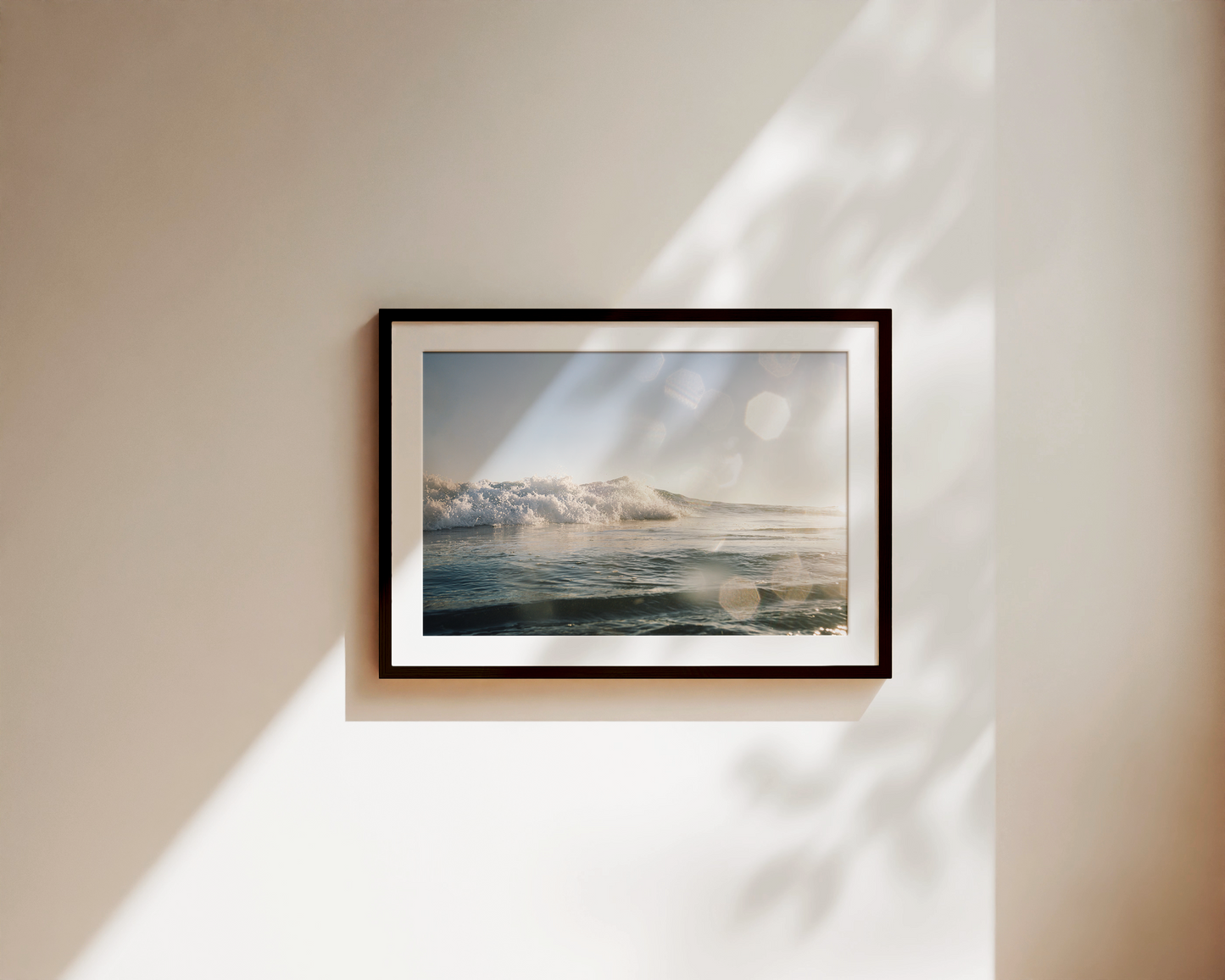 Wandbild "SUNLIT WAVE"