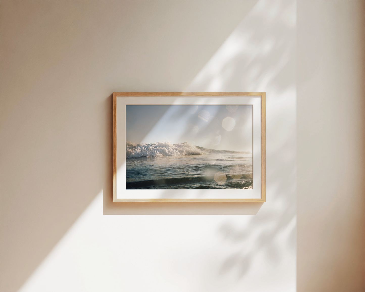 Wandbild "SUNLIT WAVE"