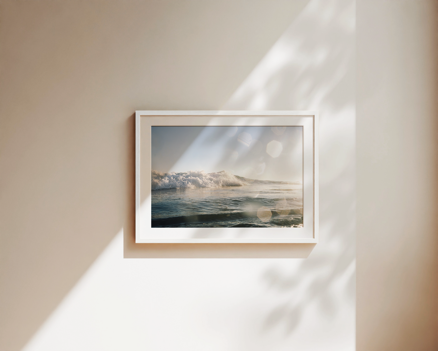 Wandbild "SUNLIT WAVE"