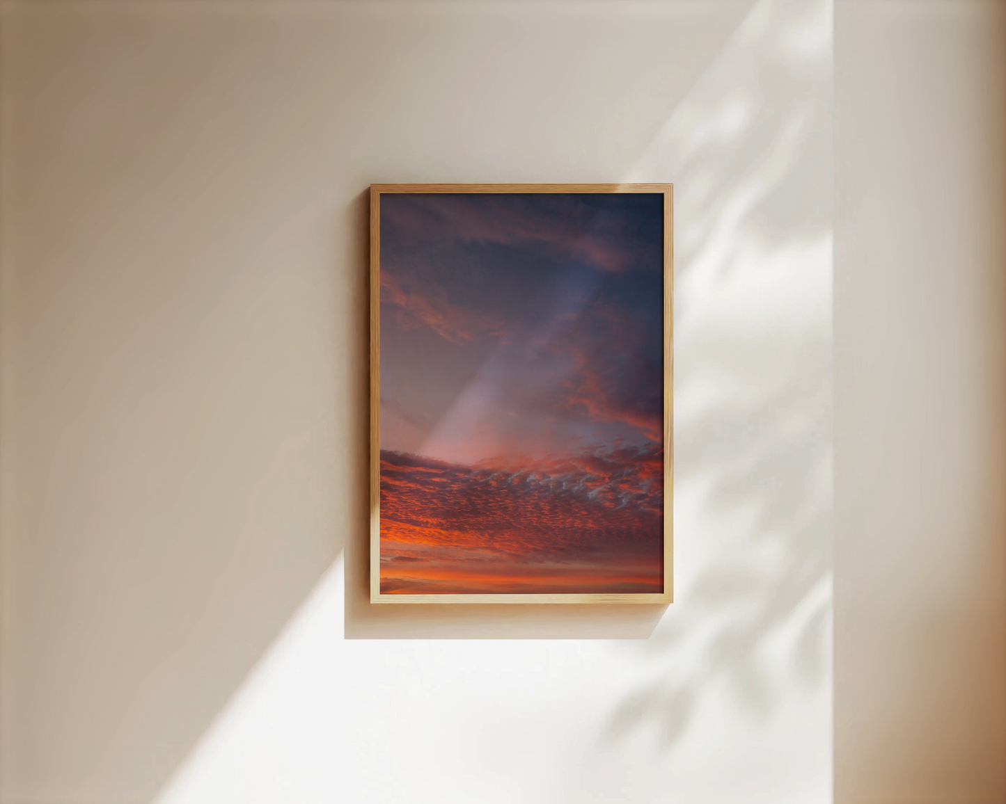 Wandbild "WINTER SUNSET"