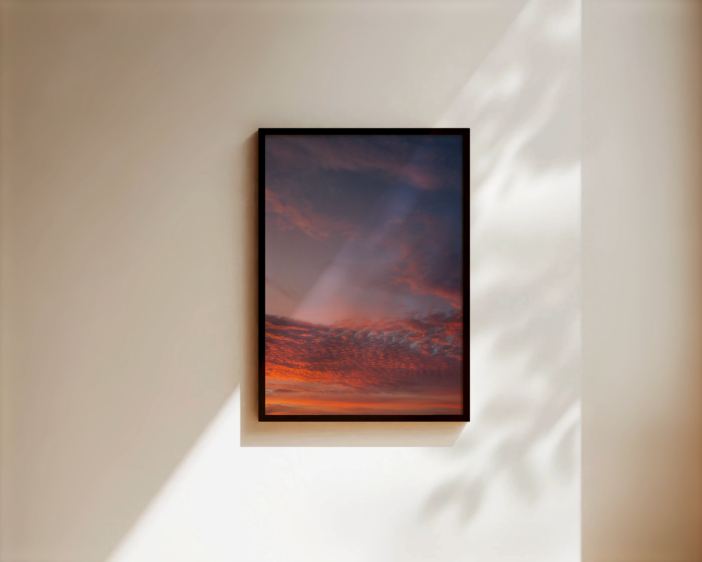 Wandbild "WINTER SUNSET"