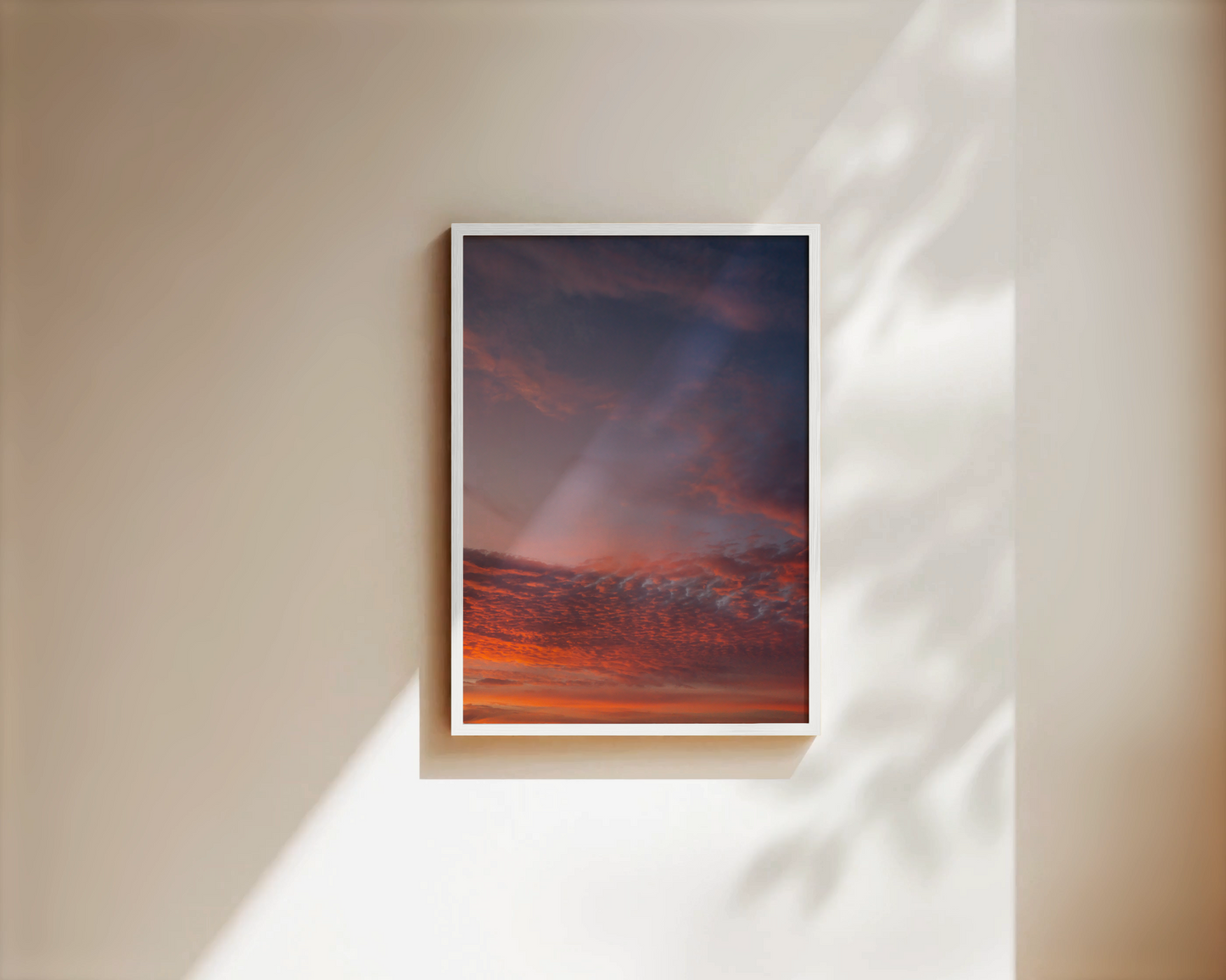 Wandbild "WINTER SUNSET"