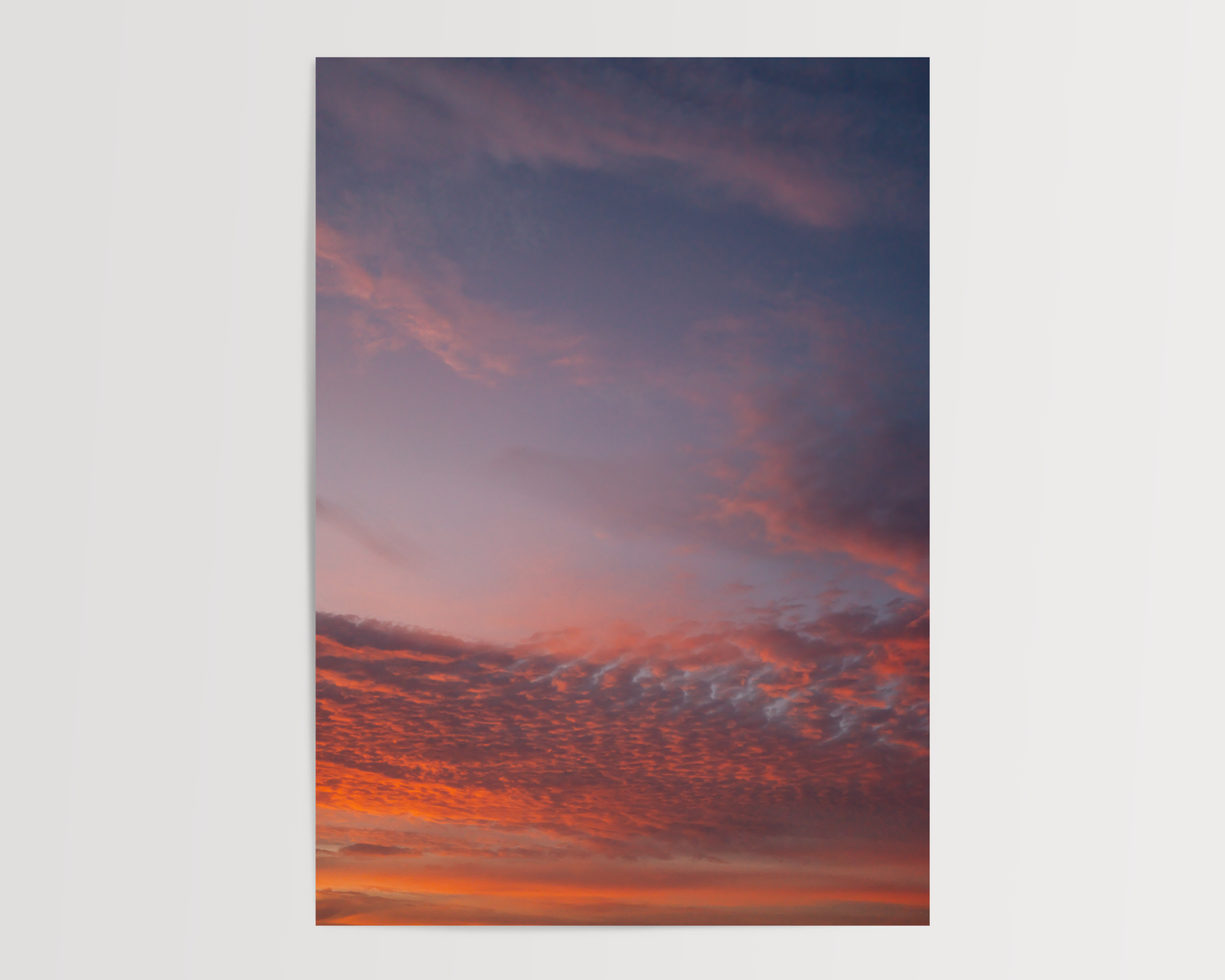Wandbild "WINTER SUNSET"