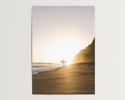 Fine Art Print "SURFING GLOW"