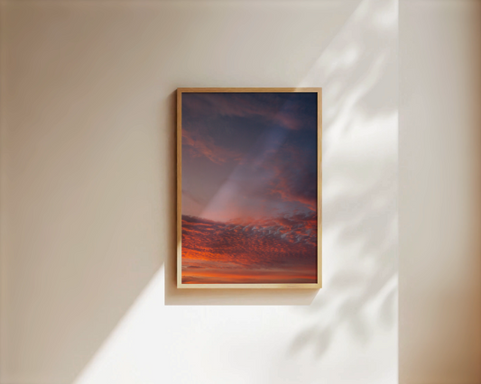 Fine Art Print "WINTER SUNSET"